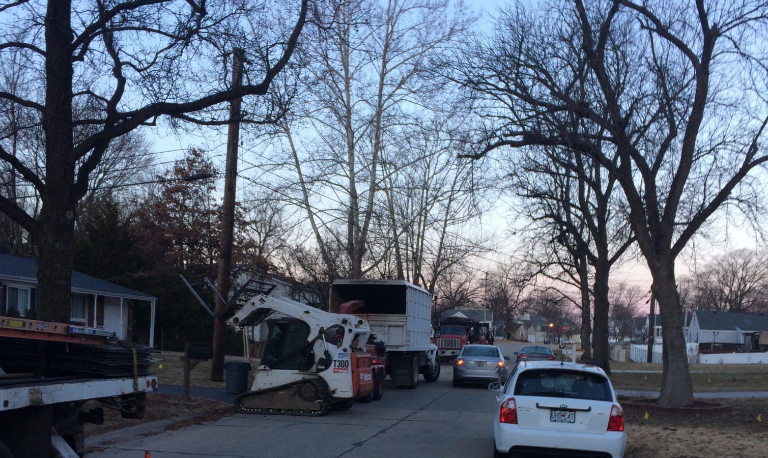 Tree Removal Makes Way for Maryland Heights Sidewalk Project